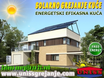 SOLARNO GREJANJE / Solarno grejanje kuće - Toplotne pumpe - Solarna energija - Energetski efikasne kuće,
 pasivne kuće / Obnovljivi izvori energije - Solarno grejanje kuće,
 solarno grejanje sanitarne vode - Solarno grejanje kuće i vode