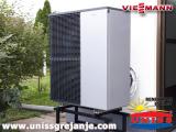 Toplotna pumpa vazduh-voda Viessmann - Najnoviji tip Vitocal 200-S 16 kW - Spoljna jedinica - Kompresor / ŠETONJE