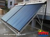 Solarno grejanje sanitarne vode/konstrukcija na ravnoj povrsini/40 vakuum cevi-Heat pipe