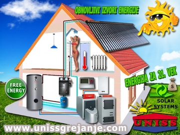 Solarno grejanje sanitarne vode / Solarno grejanje vode PTV - Solarni split sistemi za grejanje vode