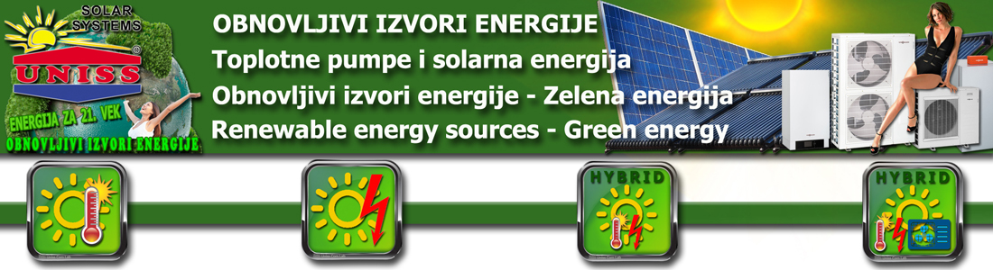 Obnovljivi izvori energije - OIE / Ekološko energetski sistemi kuće za 21. vek Obnovljivi izvori energije - Sunce,
 vazduh,
 voda / Zaštita i očuvanje životne sredine Toplotne pumpe - Solarni sistemi za grejanje - Solarni sistemi za struju