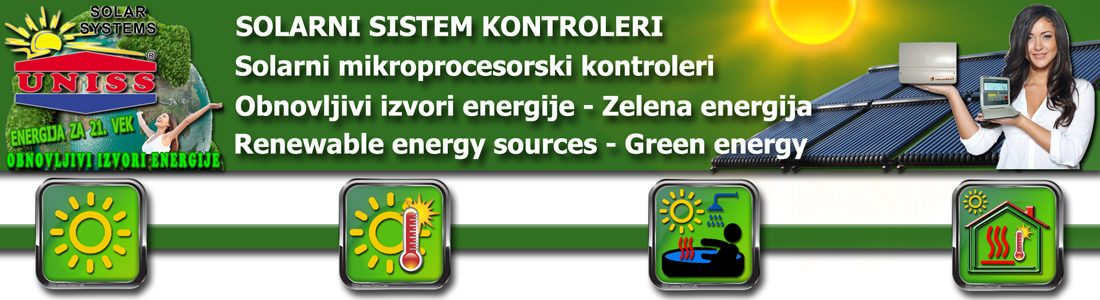Solarni kontroleri / Solarni mikroprocesorski kontroleri za solarno grejanje vode,
 kuće 
