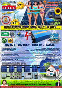 SOLARNI INVERTORI - Invertori za struju,
 proizvodnju struje,
 elektricne energije - Solarni Invertor za solarni sistem
