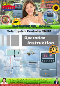 Solarni kontroler - Solarna automatika - SC02 - Solarno grejanje vode,
 termosifonski kolektori,
 sistemi - Tehnicki detalji - Instrukcije - Karakteristike