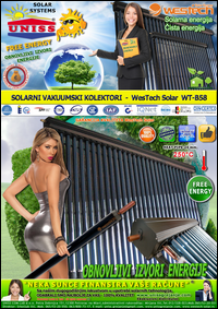 SOLARNI PANELI - Solarni kolektori - Solarni vakuumski cevni paneli za grejanje vode,
 sanitarne,
 ptv,
 kuće,
 bazena